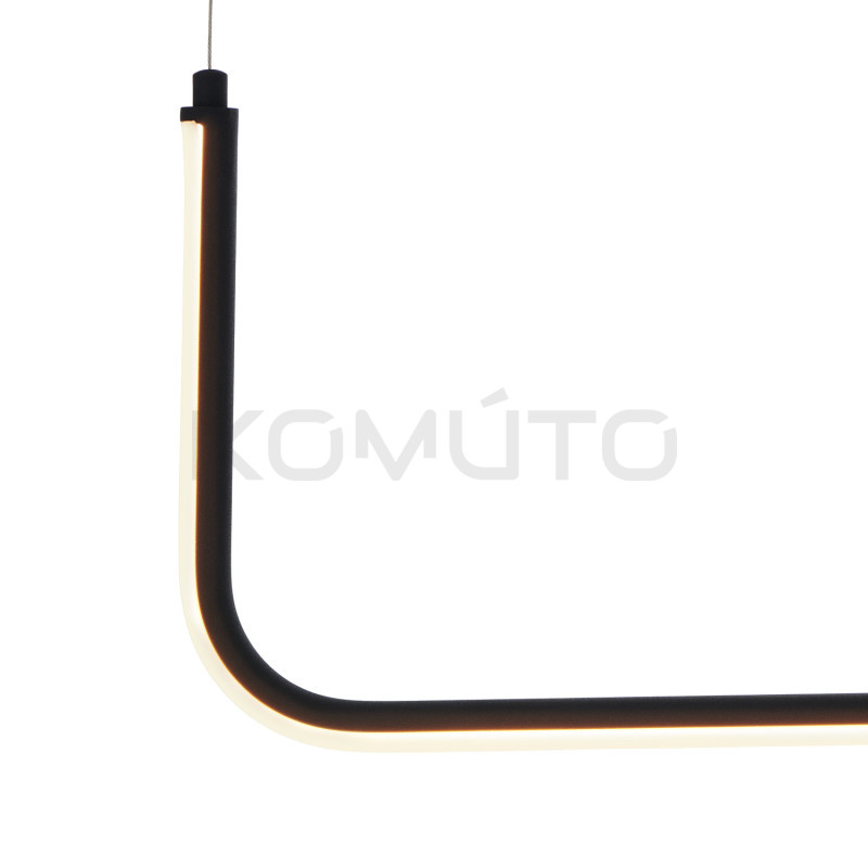 LAMPA WISZĄCA MINIMA-1 LED 80 czarna pozioma LAMPA WISZĄCA MINIMA-1 LED 80 czarna pozioma