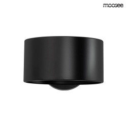 Nowoczesny Kinkiet Arro czarny pierścień obejma do sypialni Nowoczesny Kinkiet Arro czarny pierścień obejma do sypialni