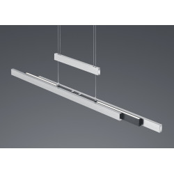 Lampa wisząca Pozioma Bruno srebrna Led Lampa wisząca Pozioma Bruno srebrna Led