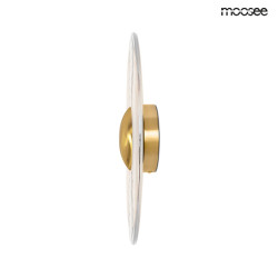 Okrągły Kinkiet ONDA złoty nowoczesny