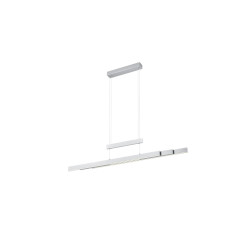 Lampa wisząca Pozioma Bruno srebrny nikiel Led Lampa wisząca Pozioma Bruno srebrny nikiel Led