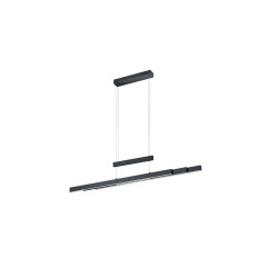 Lampa wisząca Pozioma Bruno czarna mat Led Lampa wisząca Pozioma Bruno czarna mat Led