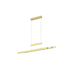 Lampa wisząca Pozioma Bruno złota Led Lampa wisząca Pozioma Bruno złota Led