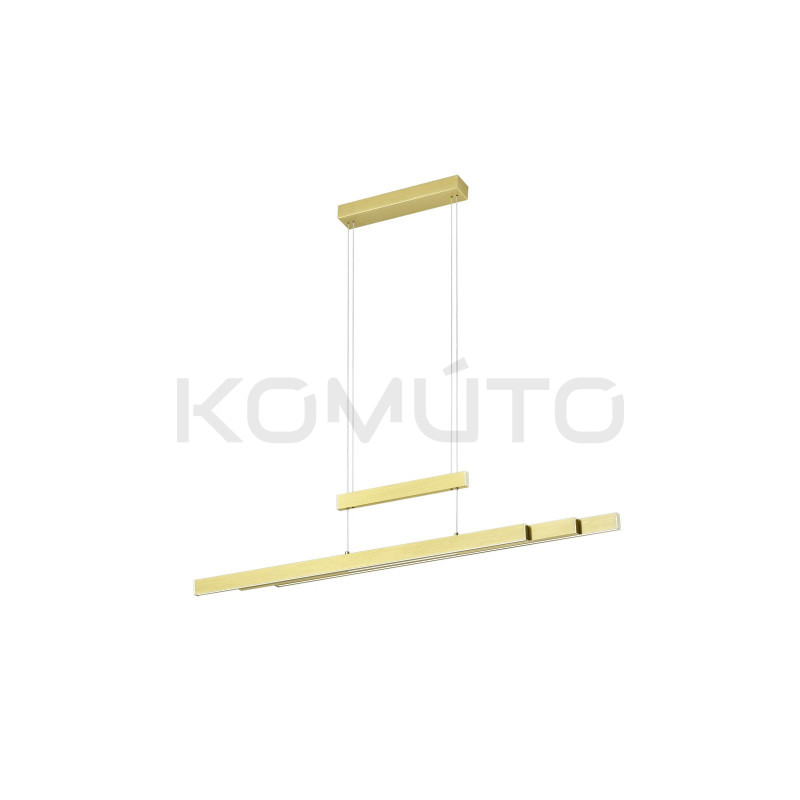 Lampa wisząca Pozioma Bruno złota Led Lampa wisząca Pozioma Bruno złota Led