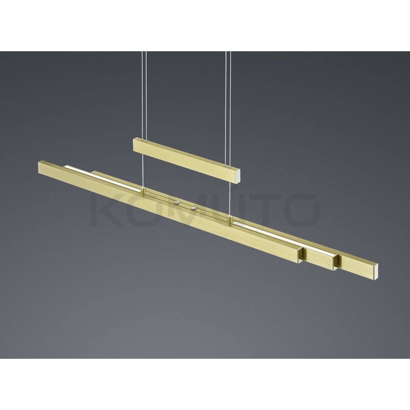 Lampa wisząca Pozioma Bruno złota Led Lampa wisząca Pozioma Bruno złota Led