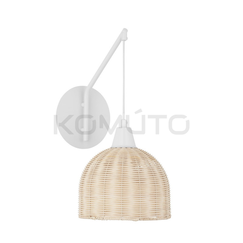 kinkiet boho Summer rattan naturalny