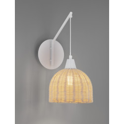 kinkiet boho Summer rattan naturalny