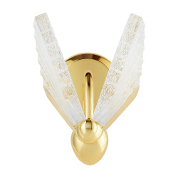 Kinkiet glamour Bee Motyl złoty 18 urokliwy romantyczny