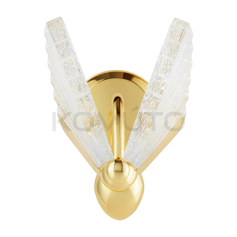 Kinkiet glamour Bee Motyl złoty 18 urokliwy romantyczny