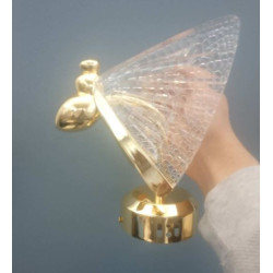 Kinkiet glamour Bee Motyl złoty 18 urokliwy romantyczny