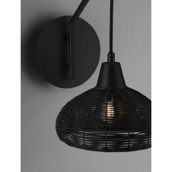 Kinkiet boho Summer rattan czarny Kinkiet boho Summer rattan czarny