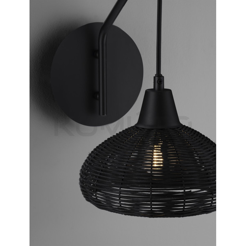 Kinkiet boho Summer rattan czarny Kinkiet boho Summer rattan czarny