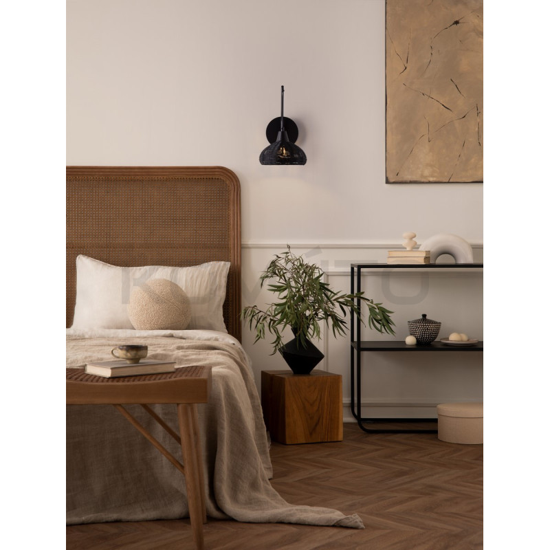 Kinkiet boho Summer rattan czarny Kinkiet boho Summer rattan czarny