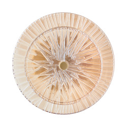 Dekoracyjny kinkiet LUXIO 1 LED BURSZTYNOWY