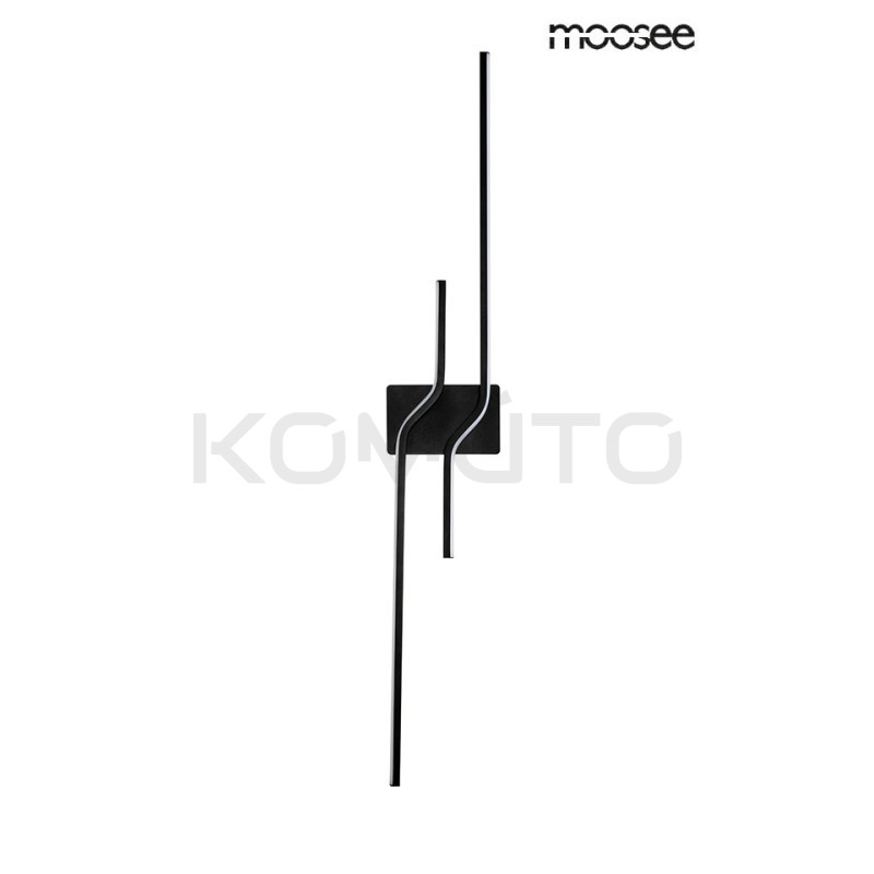 Czarny kinkiet ROCHE 100