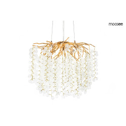 Lampa wisząca glamour RIVIERA 60 jemioła złota
