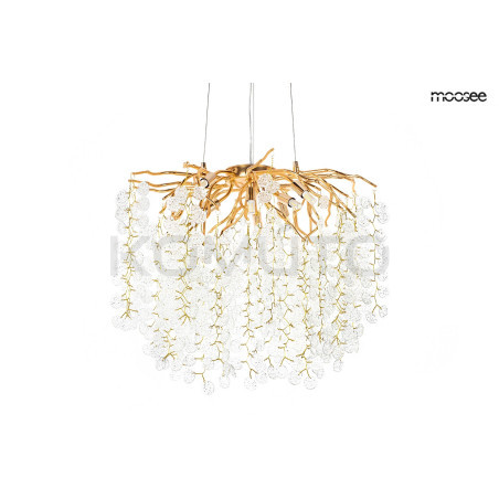 Lampa wisząca glamour RIVIERA 60 jemioła złota nowoczesna