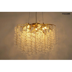 Lampa wisząca glamour RIVIERA 80 jemioła złota Lampa wisząca glamour RIVIERA 80 jemioła złota