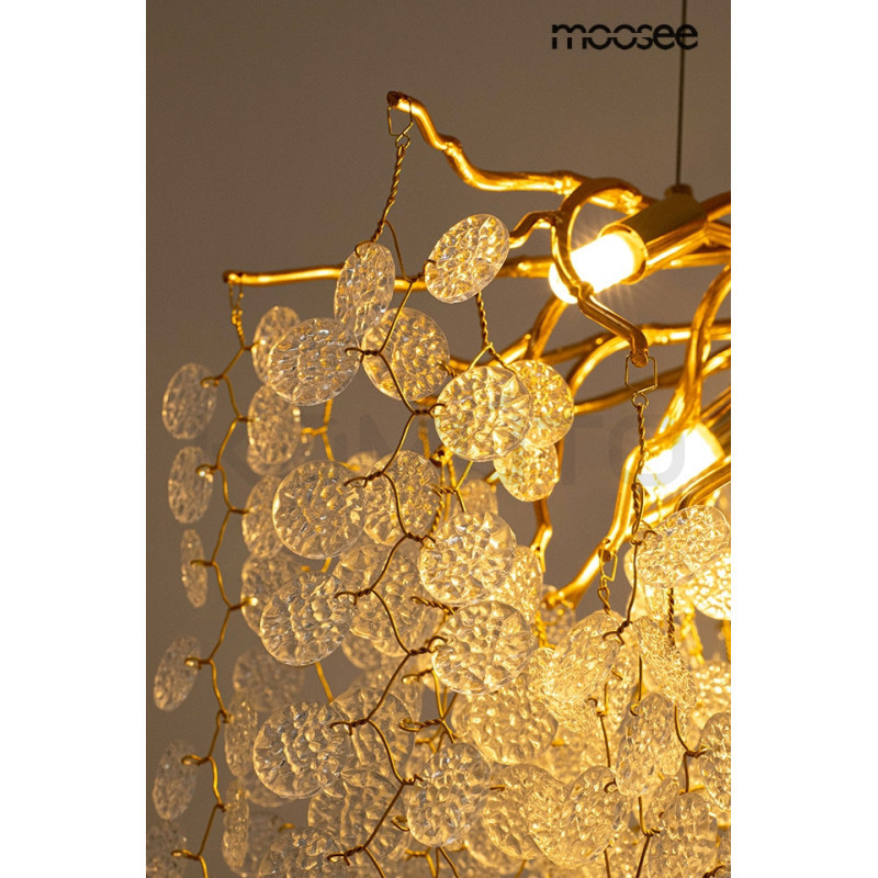 Lampa wisząca glamour RIVIERA 80 jemioła złota Lampa wisząca glamour RIVIERA 80 jemioła złota