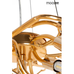 Lampa wisząca glamour RIVIERA 80 jemioła złota Lampa wisząca glamour RIVIERA 80 jemioła złota