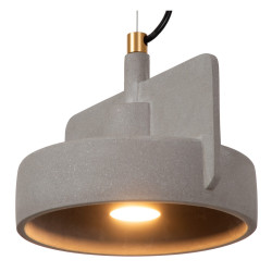 Betonowa lampa wisząca Bat szara Betonowa lampa wisząca Bat szara