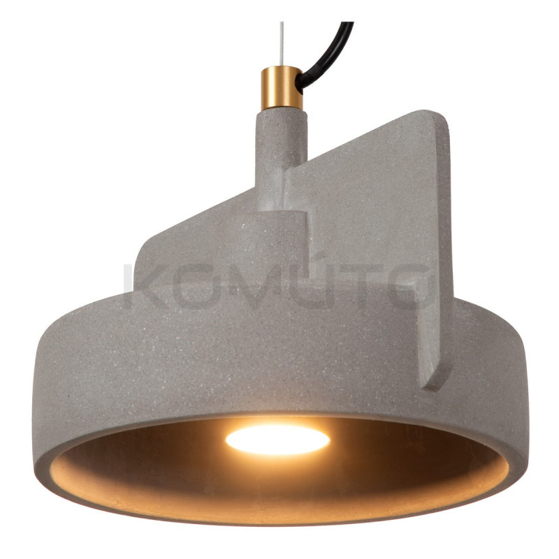 Betonowa lampa wisząca Bat szara Betonowa lampa wisząca Bat szara