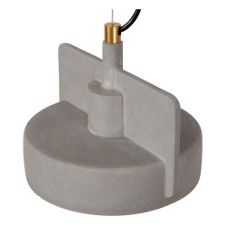 Betonowa lampa wisząca Bat szara Betonowa lampa wisząca Bat szara