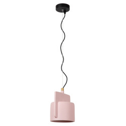 Betonowa lampa wisząca Bat różowa loft boho Betonowa lampa wisząca Bat różowa loft boho