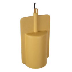 Betonowa lampa wisząca Bat żółta rustykalna Betonowa lampa wisząca Bat żółta rustykalna