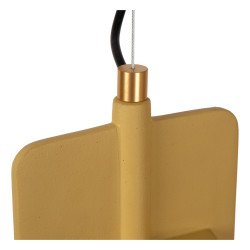 Betonowa lampa wisząca Bat żółta rustykalna Betonowa lampa wisząca Bat żółta rustykalna