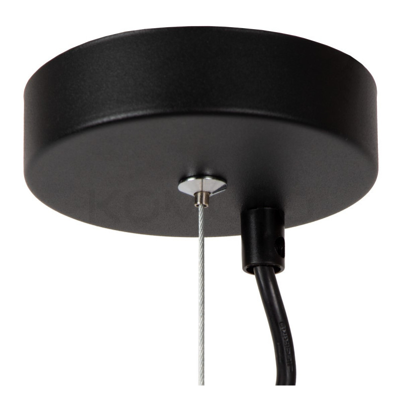 Betonowa lampa wisząca Bat żółta rustykalna Betonowa lampa wisząca Bat żółta rustykalna