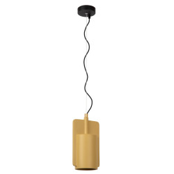 Betonowa lampa wisząca Bat żółta rustykalna Betonowa lampa wisząca Bat żółta rustykalna