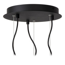 Betonowa lampa wisząca Bat potrójna kolorowa rustykalna Betonowa lampa wisząca Bat potrójna kolorowa rustykalna