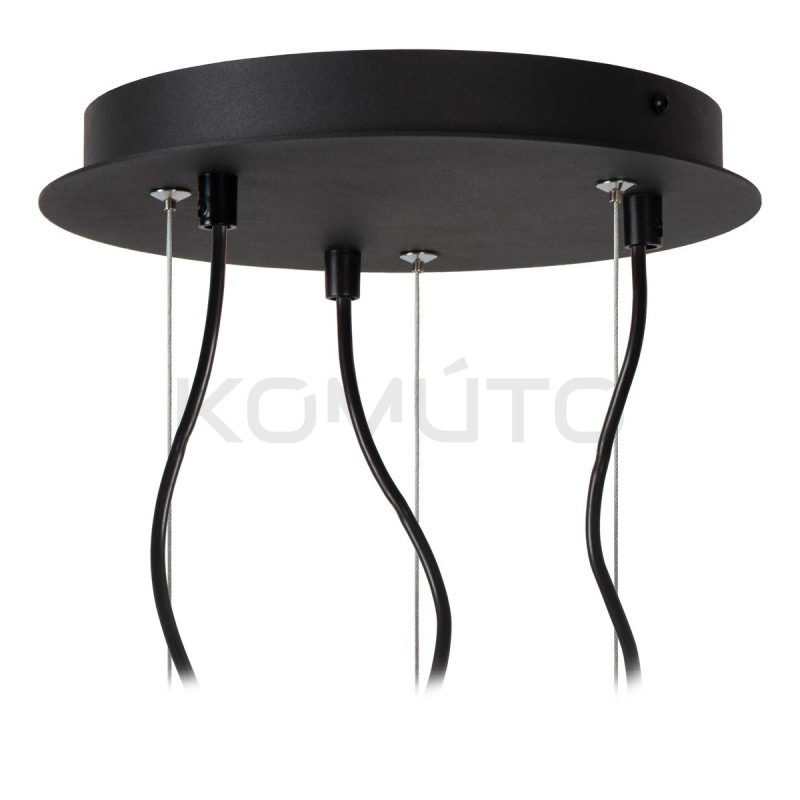 Betonowa lampa wisząca Bat potrójna kolorowa rustykalna Betonowa lampa wisząca Bat potrójna kolorowa rustykalna