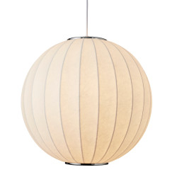 LAMPA WISZĄCA SILK BIAŁA 30 z jedwabiu kula LAMPA WISZĄCA SILK BIAŁA 30 z jedwabiu kula
