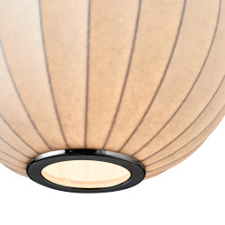 LAMPA WISZĄCA SILK BIAŁA 30 z jedwabiu kula LAMPA WISZĄCA SILK BIAŁA 30 z jedwabiu kula