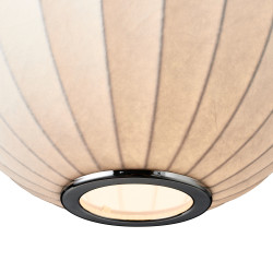 LAMPA WISZĄCA SILK BIAŁA 30 z jedwabiu kula LAMPA WISZĄCA SILK BIAŁA 30 z jedwabiu kula