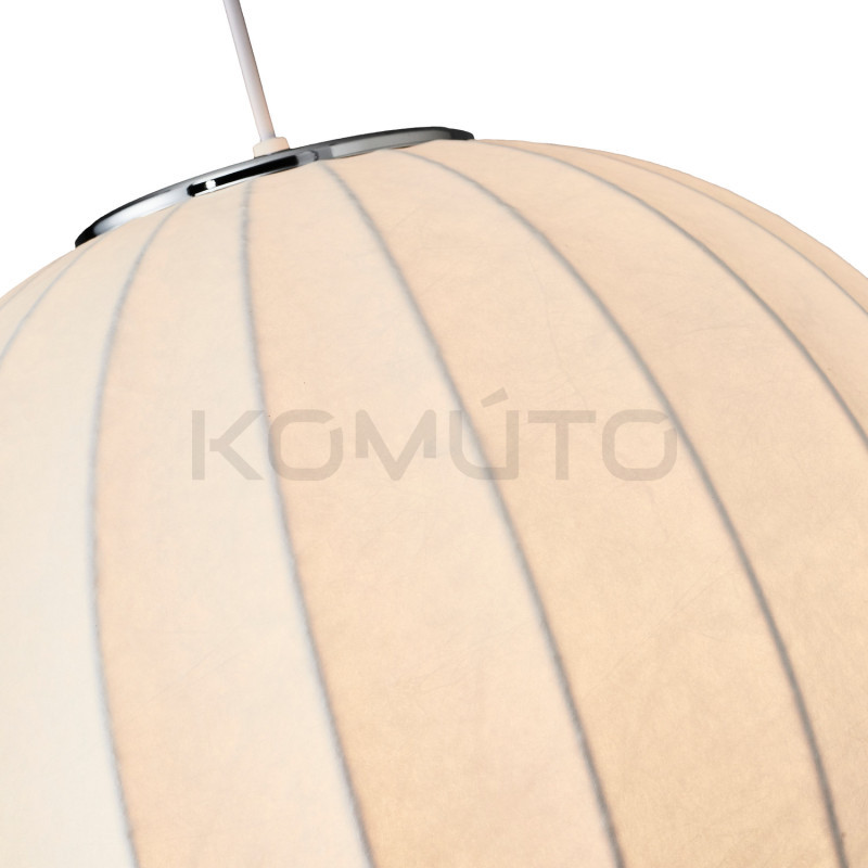 LAMPA WISZĄCA SILK BIAŁA 30 z jedwabiu kula LAMPA WISZĄCA SILK BIAŁA 30 z jedwabiu kula