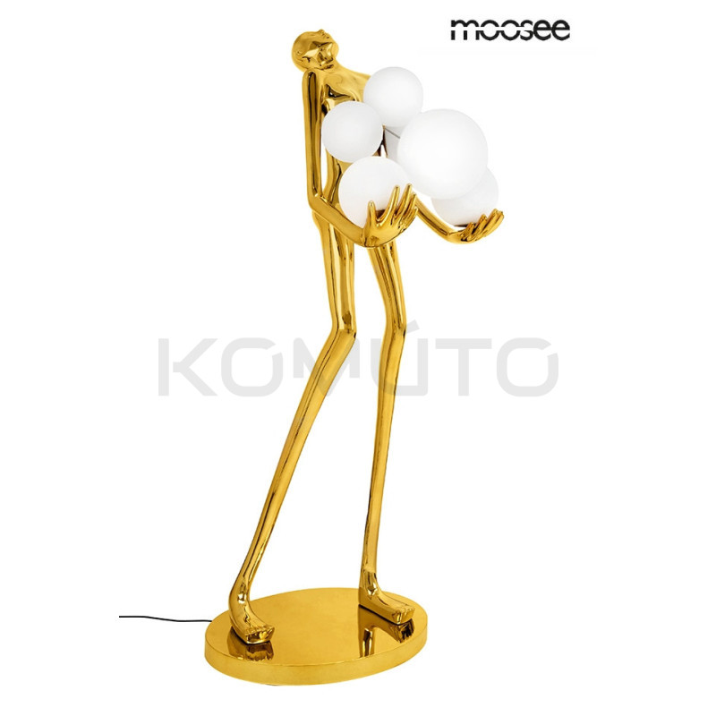 Lampa stojąca rzeźba Człowiek Human