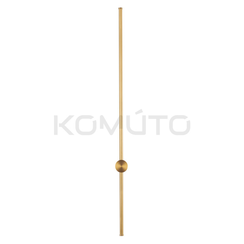 Złoty Kinkiet glamour Sparo Sopel 100 słupek pałka pręt Złoty Kinkiet glamour Sparo Sopel 100 słupek pałka pręt