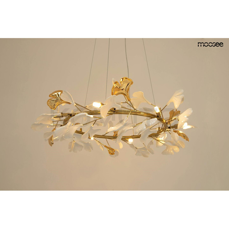 Lampa wisząca glamour FLORA 80 PP złota Lampa wisząca glamour FLORA 80 PP złota