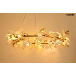Lampa wisząca glamour FLORA 120 ceramiczna złota Lampa wisząca glamour FLORA 120 ceramiczna złota