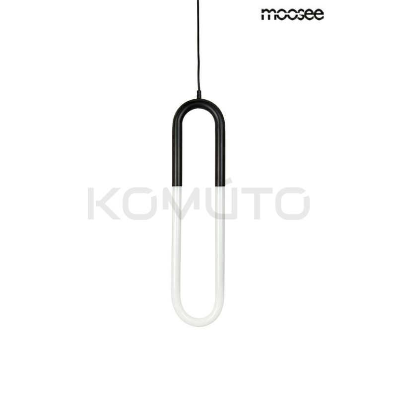 Lampa wisząca PUZO S czarna wydłużony kształt