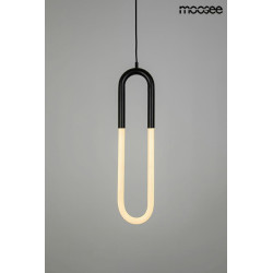 Lampa wisząca PUZO S czarna wydłużony kształt Lampa wisząca PUZO S czarna wydłużony kształt