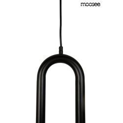 Lampa wisząca PUZO S czarna wydłużony kształt Lampa wisząca PUZO S czarna wydłużony kształt