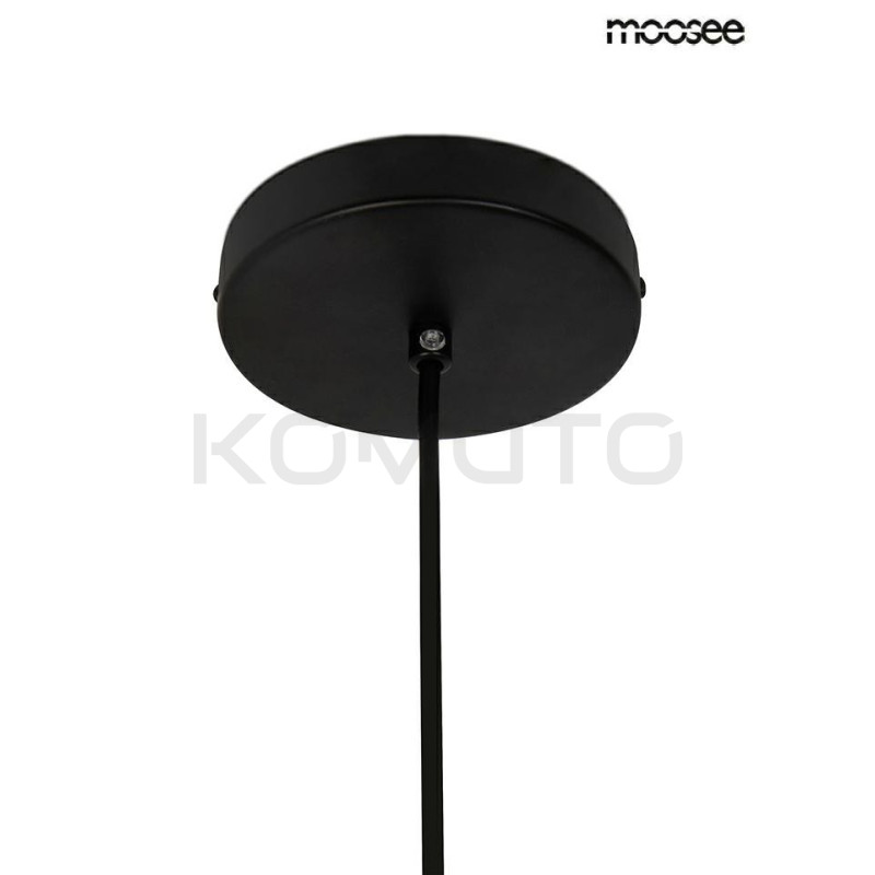Lampa wisząca PUZO S czarna wydłużony kształt Lampa wisząca PUZO S czarna wydłużony kształt