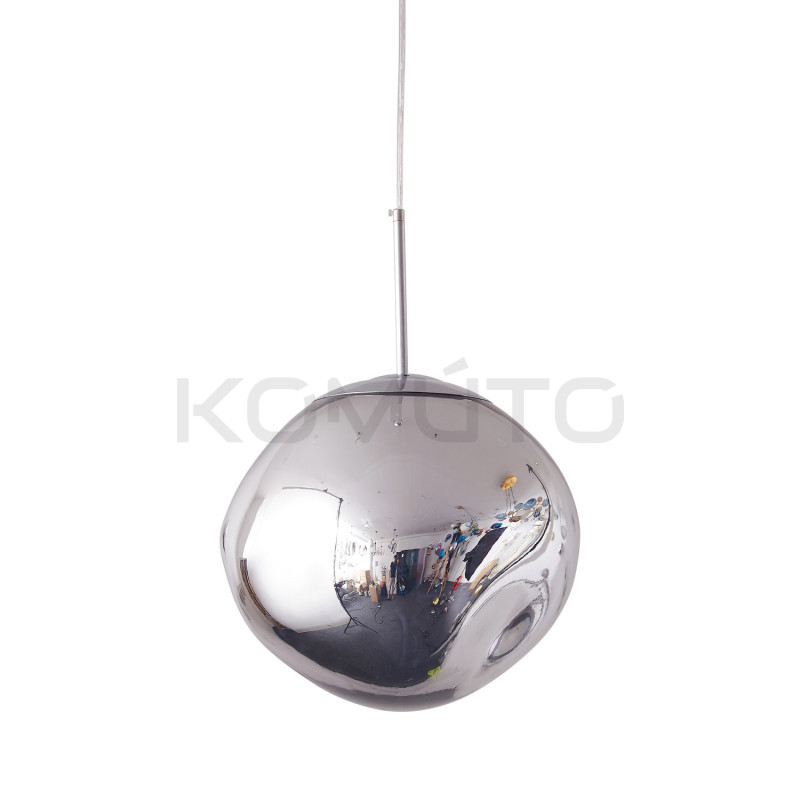 Lampa Wisząca Fusion Glam 28 srebrna