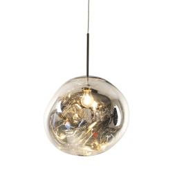 Lampa Wisząca Fusion Glam 28 srebrna