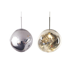 Lampa Wisząca Fusion Glam 38 srebrna