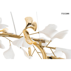 Lampa wisząca glamour FLORA 120 ceramiczna złota Lampa wisząca glamour FLORA 120 ceramiczna złota